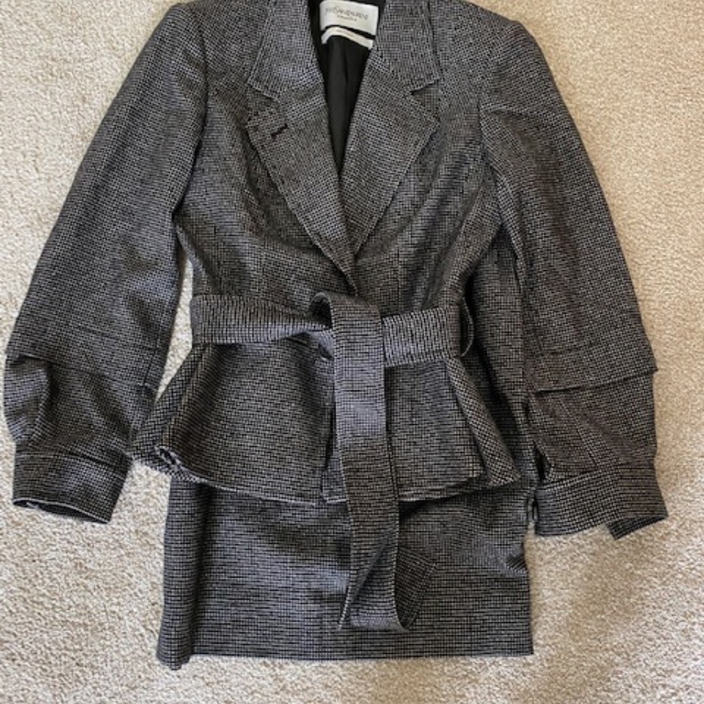 Yves Saint Laurent Wool  Women's Suit - Size  F 34